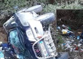 Aksident/ Fuoristrada bie nga lartësia, në gjendje të rëndë tre anëtarët e një familje