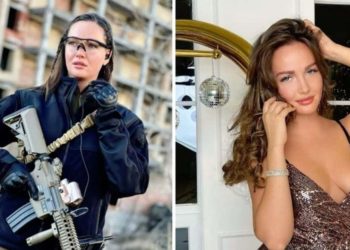 I gjithë populli ushtarë/ Nga modele në luftëtare, ish-Miss Ukraina stërvitet për të mbrojtur atdheun