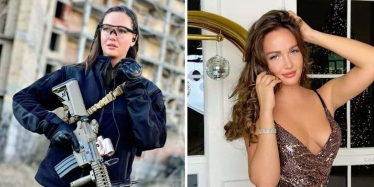 I gjithë populli ushtarë/ Nga modele në luftëtare, ish-Miss Ukraina stërvitet për të mbrojtur atdheun