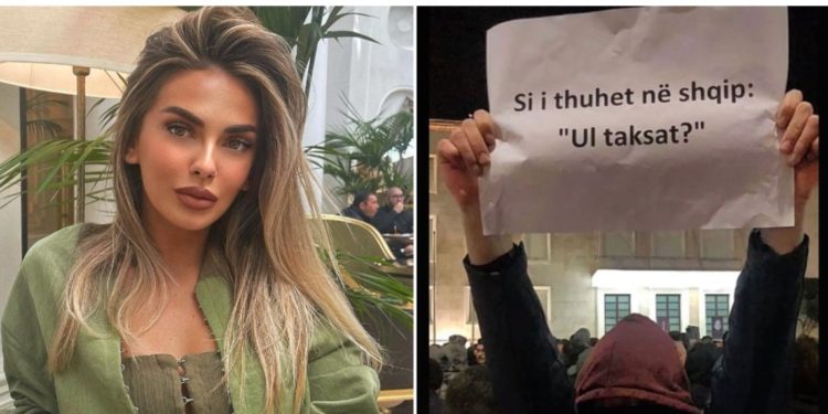 “Si i thuhet shqip ‘Ul taksat’”, shprehja e Trixës në protestë, reagon këngëtarja
