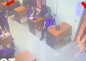 Pamje të rënda/ Momenti kur polici vret kolegun në Komisariatin 3 (VIDEO)