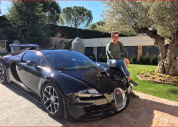 1.7 milionë paund dëm, përplaset “Bugatti” i Cristiano Ronaldos (FOTO)