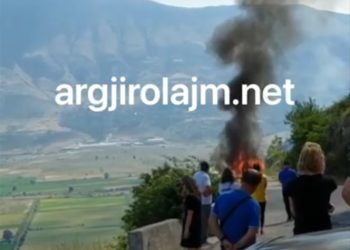 Mbërrin policia dhe shërbimi zjarrfikës, ç’po ndodh në Muzinë, babai dhe vajza shpëtojnë mrekullisht (VIDEO)