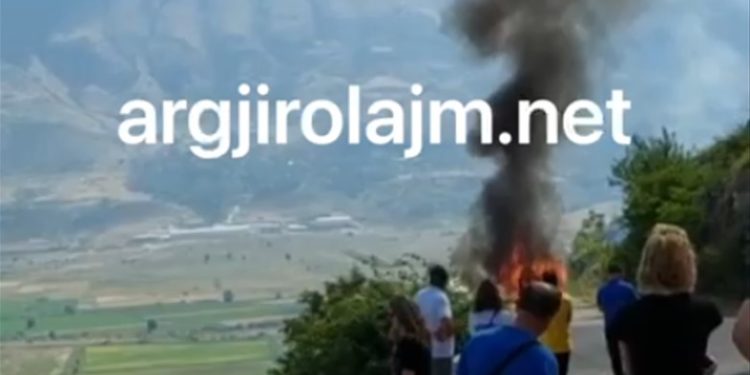 Mbërrin policia dhe shërbimi zjarrfikës, ç’po ndodh në Muzinë, babai dhe vajza shpëtojnë mrekullisht (VIDEO)