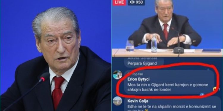 Komenti epik/ Simpatizanti i shkruan Berishës pas shpalljes “non grata” nga Britania: Ikim bashkë me gomone në Londër o gjigant