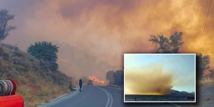 Greqia nën ‘pushtetin’ e zjarreve, digjet Korfuzi, Saronida dhe Rethymno
