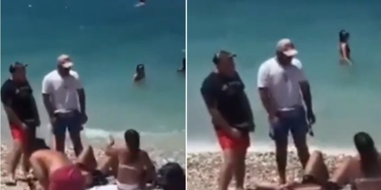 “Çohu ik nga këtu ose hajde paguaj çadrën”, çmenduri në Sarandë, përzënë turistët e huaj nga plazhi sepse ishin me peshqirët e tyre (VIDEO)