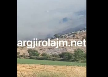 Zjarr i madh në Dropull, flakët rrezikojnë 4 fshatra (VIDEO)