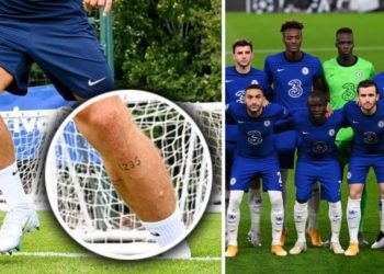 Lojtari i Chelsea spikat me tatuazhin: 4 numra në dukje të rastësishëm, por ajo ka një kuptim