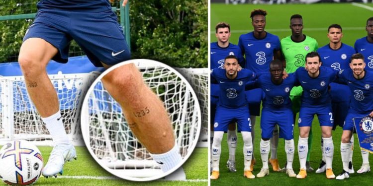 Lojtari i Chelsea spikat me tatuazhin: 4 numra në dukje të rastësishëm, por ajo ka një kuptim