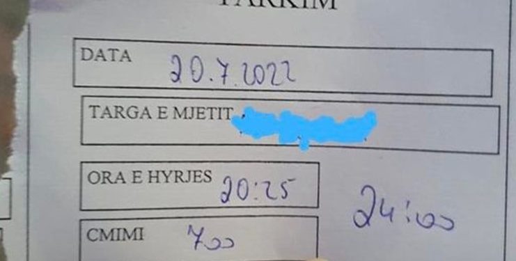 Çmimet në qiell/ 700 lekë parkimi për një orë e gjysmë në Sarandë, 300 lekë sufllaqja