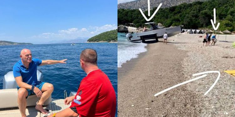 Blendi Fevziu sqaron fotot me skaf në Palasë