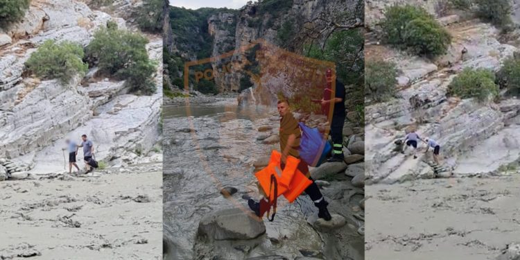 Dy turistë francezë bllokohen në kanionet e Langaricës në Përmet