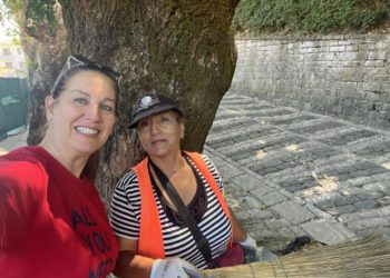 mirela kumbaro, kozeta, gjirokaster, dita e pastrimit