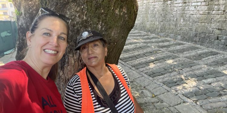 mirela kumbaro, kozeta, gjirokaster, dita e pastrimit