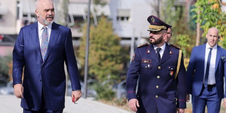 edi rama, gledis nano, policia e shtetit