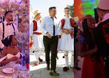 Dasma shqiptare që “tundi” SHBA-në, nusja amerikane surprizon dhëndrin me Ylli Bakën (FOTO)