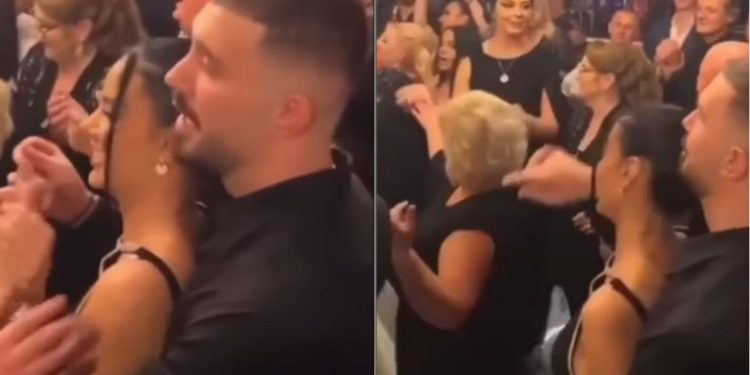 Bora dhe Donaldi e “djegin” në dasmën e Arbër Hajdarit (VIDEO)