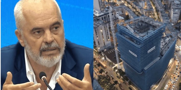 Pallati pa leje në mes të Tiranës, Rama: Turp keni apo jo, hapini sytë e shikoni si është e vërteta
