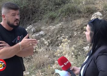 “Qenke bilbil nga goja ti”, zaptuesi i pronës së Petrit Lulos zihet ngushtë nga gazetarja (VIDEO)