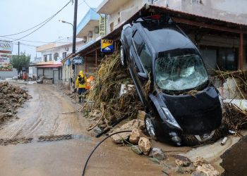 Pamje shokuese nga Greqia, përmbytje të frikshme në Kretë (FOTO)
