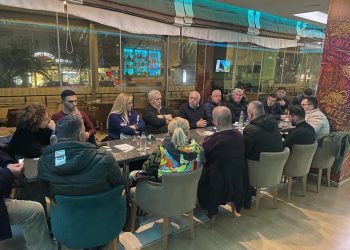 Tritan Shehu mobilizon demokratët në Gjirokastër, me Dasho Alikon dhe Spiro Kserën (FOTO)