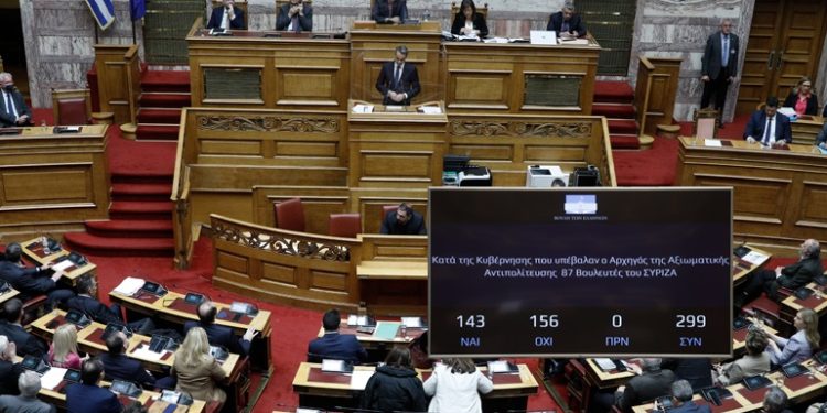 Mitsotakis mbetet Kryeministër i Greqisë, rrëzohet mocioni i mosbesimit nga SYRIZA