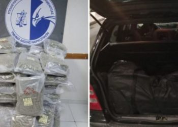 35 kg marijuanë në makinë, arrestohet shqiptari në Greqi