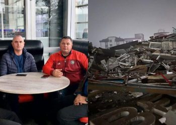 Skuadra shqiptare e mundjes i shpëton tërmetit në Turqi: Vetëm hoteli ynë mbeti në këmbë