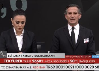 Rama telefonatë të papritur në emisionin turk, dhuron 1 mln € live për të prekurit nga tërmeti