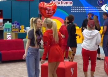 Shën Valentini në Big Brother, Deamishel dhe Kejsi puthen në buzë (VIDEO)