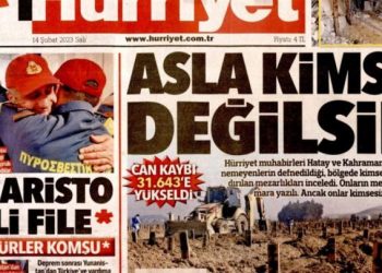 “Efharisto poli file”, ndihmoi Turqinë pas tërmetit, mesazhi i gazetës turke “Hurriyet” për Greqinë