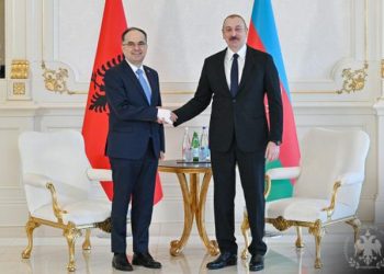 “Aksidentohet” presidenti, Bajram Begaj, shfaqet me dorën e fashuar në takim