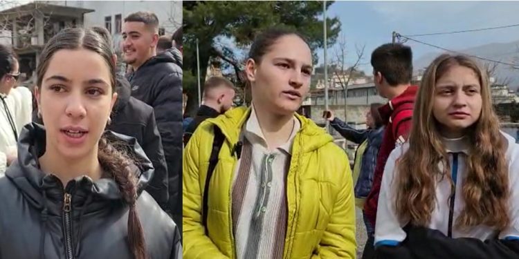 Gjirokastër, nxënësit e dy klasave protestojnë në pranverë për ngrohjen e dimrit: Kaldajat na i ndezin vetëm 2 orë në ditë (VIDEO)
