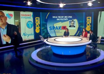 Vangjel Dule “frymëzohet” nga Shpëtim Idrizi, largohet nga emisioni ku diskutohej për Belerin (VIDEO)
