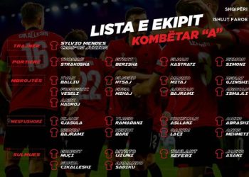 Dy ndeshjet e ardhshme të Kombëtares kuqezi, Silvinjo shpall listën e lojtarëve të ftuar