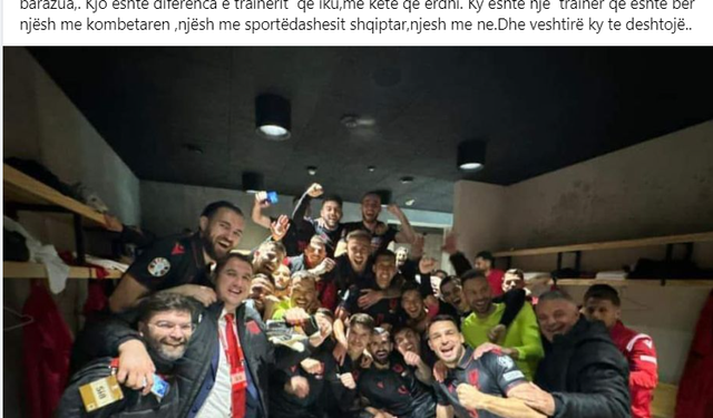 Sokol Kushta përgëzon Sylvinhon: Ke bërë bashkë lojtarë e tifozë, dështimi duket i vështirë me ty!