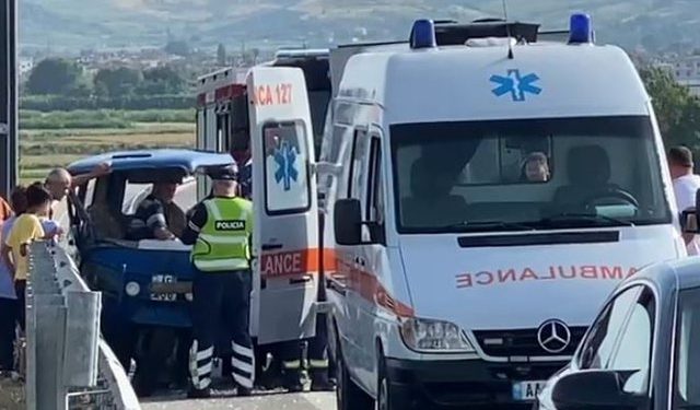 Aksident në Bypass-in e Fierit, dy të plagosur