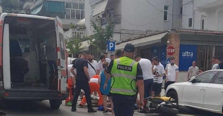 Po shpërndante pica, aksidentohet motoristi në Gjirokastër