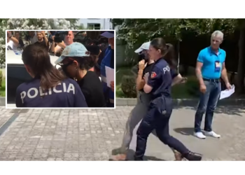 Alma që "fundosi" Safetin, mbërrin në gjykatë me fytyrë të mbuluar