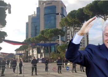 bill clinton tirana albania, vizita, shqiperi