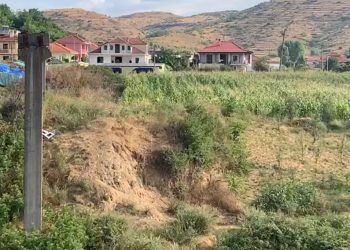 I mbuluar në gjak dhe i shtrirë pranë armës, pamjet e personit të ekzekutuar nga RENEA