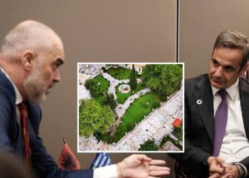 Rama ndërton lulishte me emrin e babait të Miçotaqisit, komentuesit: Nesër do të të kërkojnë edhe sheshin