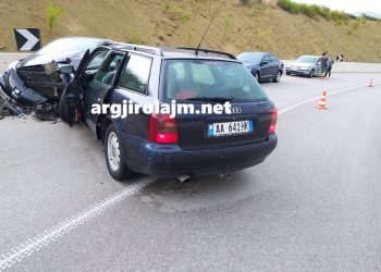 Aksident në rrugën Kardhiq-Delvinë, raportohet për të plagosur (FOTO)