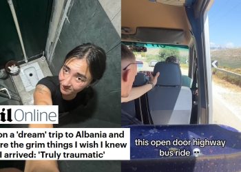 Turistja australiane tregon pushimet “horror” në Shqipëri: Furgoni udhëtonte me derë hapur, pagova 2 euro për të shkuar në një tualet të pistë