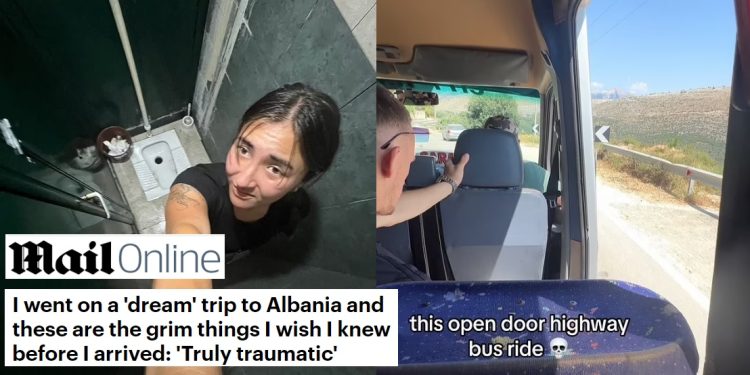 Turistja australiane tregon pushimet “horror” në Shqipëri: Furgoni udhëtonte me derë hapur, pagova 2 euro për të shkuar në një tualet të pistë