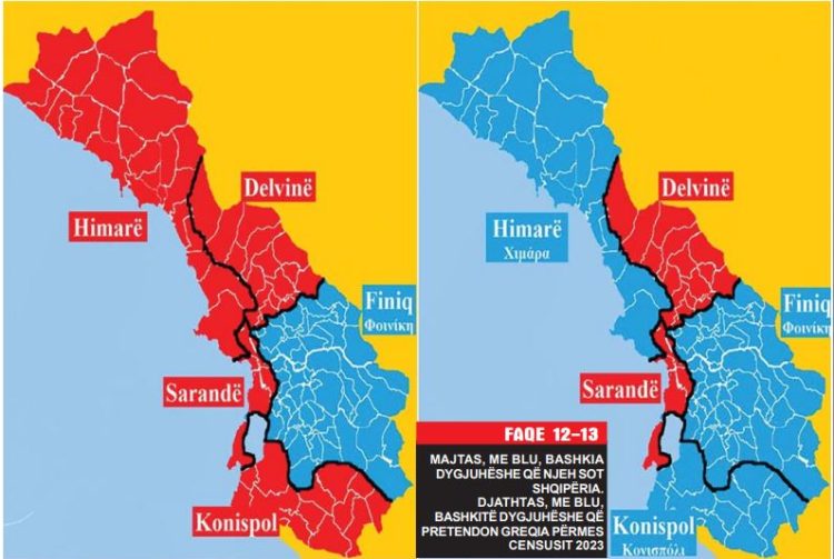 Studimi/ Censusi dhe vetëdeklarimi i rremë! Sa grekë ka Konispoli e Himara dhe si i “shton” Greqia! Çfarë tregojnë statistikat