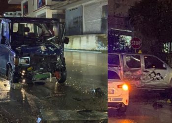 Aksident në Sarandë, furgoni bëhet ‘copë e çikë”