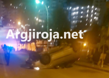 Plagoset polici, pamje nga aksidenti në Sarandë