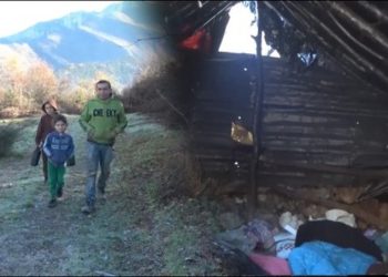 Drama e familjes në Tepelenë/ Çifti me dy fëmijë të mitur që jetojnë në shpellë